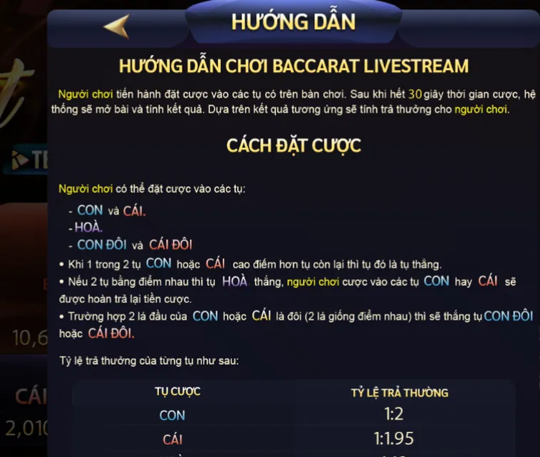 Tận Hưởng Đấu Trường Baccarat Livestream Tại ManClub Với Chiến Thuật Đỉnh Cao