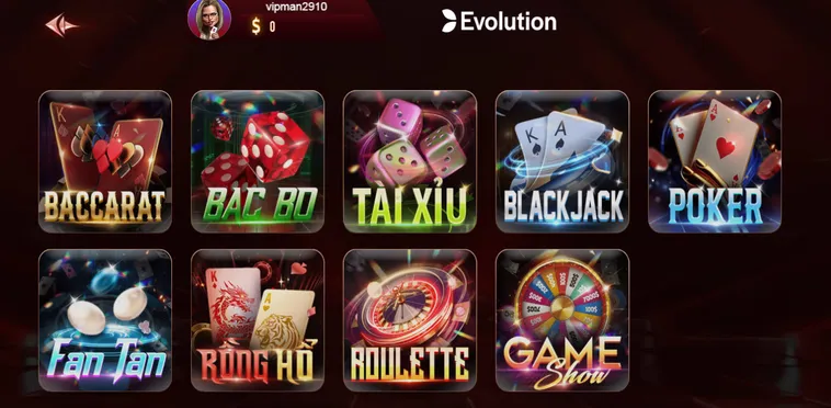 Khám Phá Sảnh Evolution Livestream Tại ManClub Với Công Nghệ Cá Cược Đẳng Cấp Thế Giới