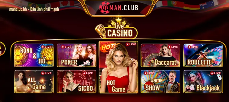 Khám Phá Thế Giới Live Casino Livestream Tại ManClub Với Dealer Đẳng Cấp Sang Trọng
