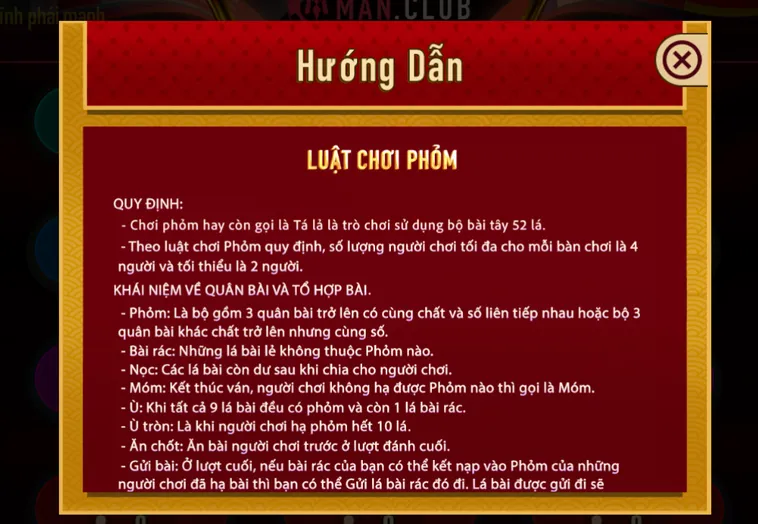 Chinh Phục Thế Giới Phỏm Tại ManClub Với Những Chiến Thuật Đỉnh Cao Đẳng Cấp