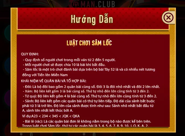 Trải Nghiệm Thế Giới Sâm Lốc Tại ManClub Với Những Bàn Đấu Trí Đẳng Cấp