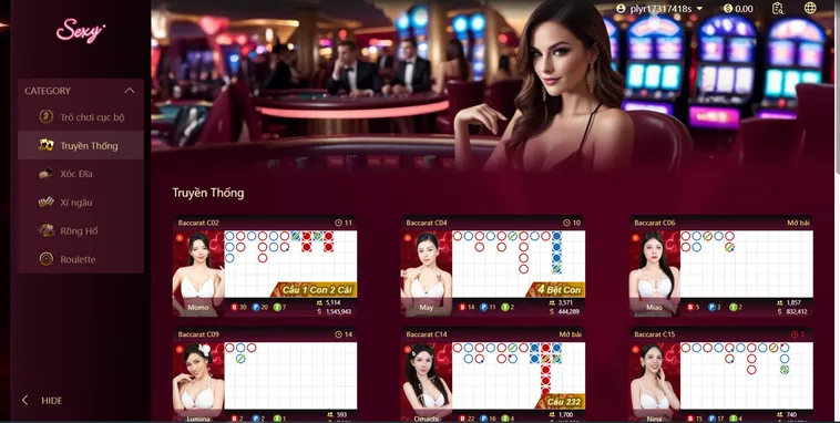 Trải Nghiệm Sảnh Sexy Gaming Livestream Tại ManClub Với Công Nghệ Hiện Đại Và Minh Bạch