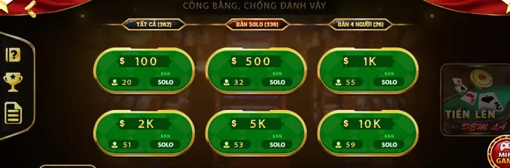 Solo Tiến Lên Đếm Lá Tại ManClub Đấu Trường Kỹ Năng Đỉnh Cao Cho Cao Thủ